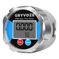 3/4 Inch NPT Gear Flow Meter, 0.08–7.93 GPM Digital Oil Low Flowmeter, ±0.5% Accuracy, for Low-Flow High-Viscosity Liquids, Compatible with Motor Oil, Lubricants, Antifreeze & Hydraulic Fluids