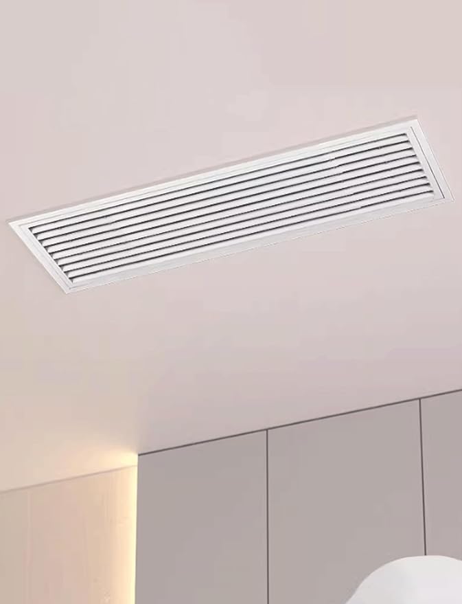 Resistant Aluminum Alloy Louvered Vent, Door Air Grille with Smooth Hinge, for Home/Commercia （60x60cm/23.4x23.4in）(60x60cm/23.4x23.4in)
