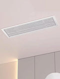 Resistant Aluminum Alloy Louvered Vent, Door Air Grille with Smooth Hinge, for Home/Commercia （60x60cm/23.4x23.4in）(15x15cm/5.9x5.9in)