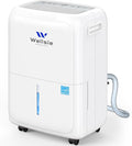 Most Efficient Energy Star Dehumidifier, Wellsle 52 Pints Dehumidifier for Basement and Home, Smart Humidity Adjustment with 1.59 Gal Water Tank and Drain Hose 42dB Quiet Operation for Bedroom