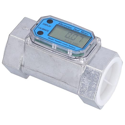 2in Meter, Electronic Digital Fuel Liquid Water Gas Oil Flowmeter 2.3V to 3.3V Smart Water Meter Pool Flow Meter Water Flow Meter 2 inch Flow Meter Fuel Industrial Automation Water Flow smart