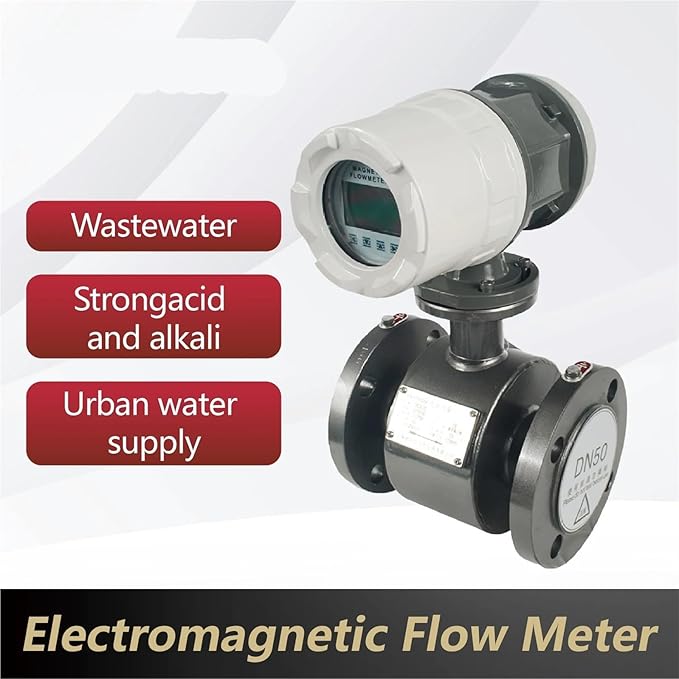 LDG Electromagnetic Flow Meter Magnetic Flowmeter DN10-DN50 Digital Water Liquid Sensor Smart Industrial Wastewater Pipeline(DN32)