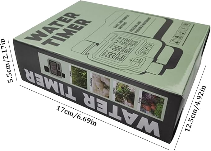 Automatic Watering System for Garden Hose Timer Large Screen Waterproof – Water Timers Sprinkler Timer for Plant Watering Devices
