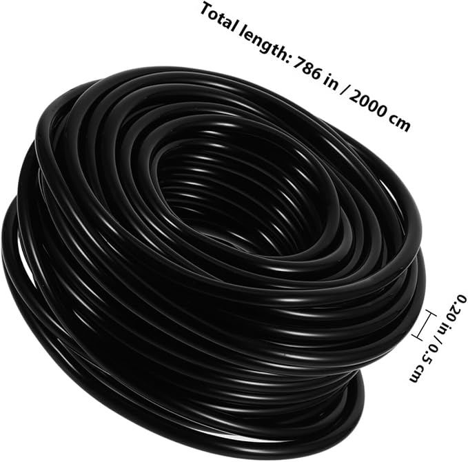 HANABASS 4/7 Drip Irrigation Tubing Heavy Duty Water Hose for Garden and Agriculture Irrigation Systems Flexible Watering Hose for Efficient Automatic Drip