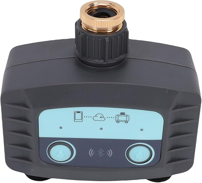 Zerodis Smart Water Timer Hose Timers Timer Programmable Irrigation Controller with Brass Inlet Outlet Suitable for Outdoor Garden Lawn Potted Plants Smart Water Automatic Garden