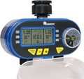 Sprinkler Timer,Outdoor Water Timer for Garden Hose, Programmable with Rain Dela Garden Electronic Irrigation Controller System Color Blue