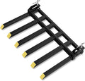 YINTATECH Clamp on Debris Forks to 60" Bucket, 4000 lbs Capacity Heavy Duty Clamp on Pallet Forks Bucket Forks Attachments Fit for Loader Bucket Skidsteer Tractor