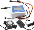 Digital Water Flow Meter Set Smart LCD Flow Rate Monitor Sensor with Temperature Display G1 G1/2 G3/4 Low Repeatability(G1-DN25)