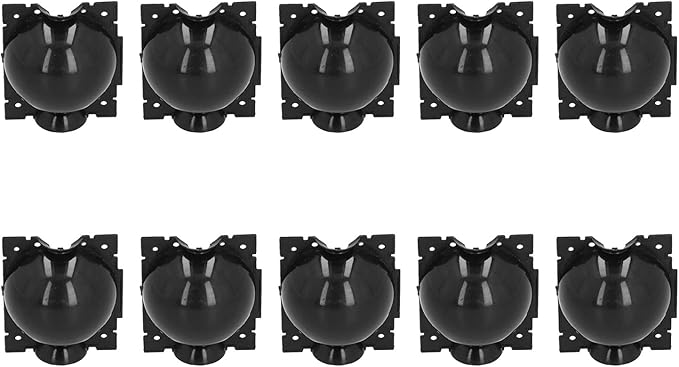 Plant Rooting Device High Pressure Propagation Ball Grafting Box 12cm Black 10 Sets Plastic Garden Tools for Home Gardening Balcony Planting Flower Nursery Strong Durable C