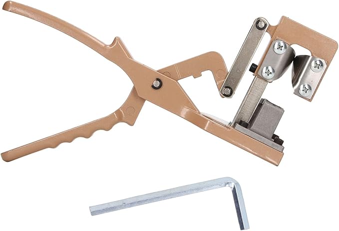 Professional Grafting Scissors Pruning Shears V Shape Cutting Tool with Non Slip Aluminum Alloy Handle for Gardening Farming Plant Grafting Gray Color