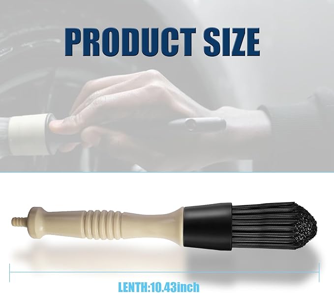 Flow-Thru Parts Washer Brush Wear Resistant Parts Cleaning Brush Parts Flow Through Replacement Brush for Parts Cleaning (2)
