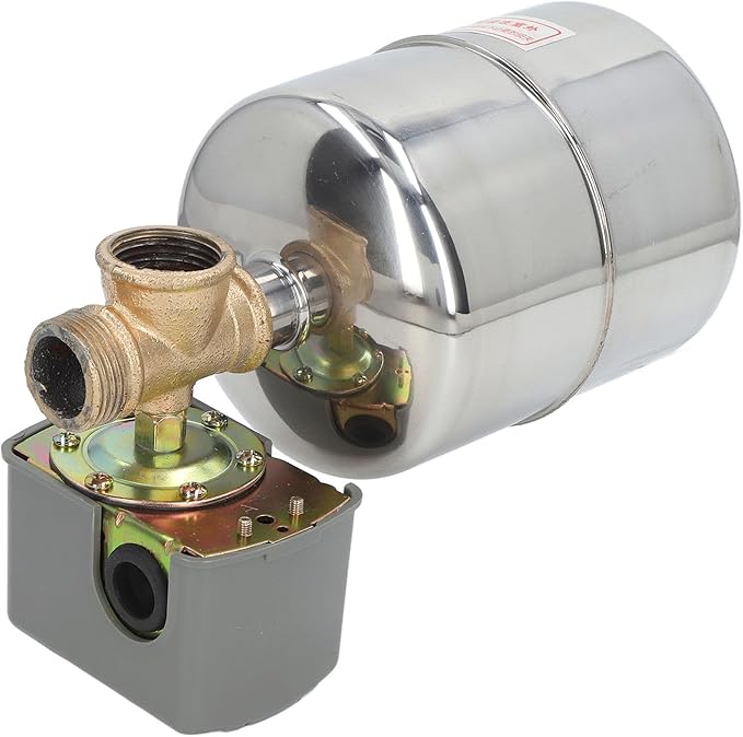 Premium Pressure Tank Check Valve Kit Heavy Duty ABS Metal Construction Automatic Water Pump Control Switch for Well Pumps Irrigation Systems