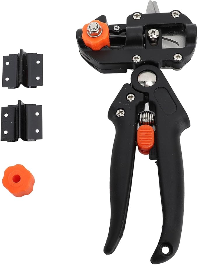 Professional Grafting Tool Pruner Kit with Replacement Blades Heavy Duty ABS Garden Grafting Shears for Fruit Trees Plants Vine Cutting 367g Weight
