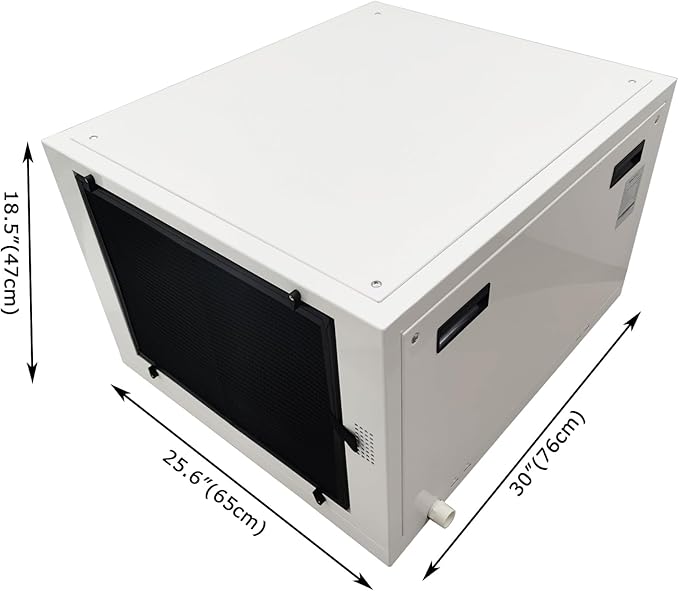 Ceiling Dehumidifier 160L/D Commercial Basement Warehouse Planting Greenhouses Dehumidifier 110V 2HP