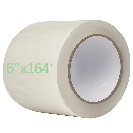 vensovo Greenhouse Covering Plastic Repair Tape - Heavy Duty Garden Green House Sheeting, Plastic Polyethylene Film Repair Tape (6"×164')