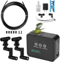 Reptile Humidifier with Smart Timer, Automatic Mist Spray System, 360° Adjustable Nozzles and Touch Screen Control for Vivarium Setup