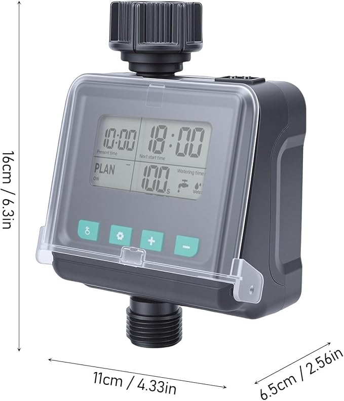 Generic Sprinkler Timer, Automatic Drip Irrigation Controller System, Programmable Outdoor Garden Hose Water Timer, for Lawn Yard Garden Watering, 1 Outlet