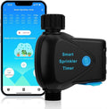 Water Timer for Garden Hose, 2.4GHz WiFi Smart Hose Sprinkler Timer with Tuya/Smart Life App, GreenVation Measure Gallon/Liter Consumption and Flow Rate, Water Flow Meter