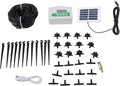 Smart Watering Timer, Automatic Solar Powered Irrigation System with Adjustable Timing for Gardens, Farmland, Lawns