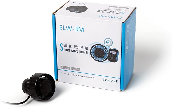 Jecod ELW Smart Wave Maker Circulation Pump with Magnetic Base (ELW-3M, 660GPH)