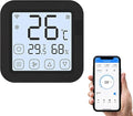 Smart WiFi IR Conditioner Controller with LCD Display App Control Temperature Humidity Sensor Monitor Compatible with Home for Mini Split Portable AC