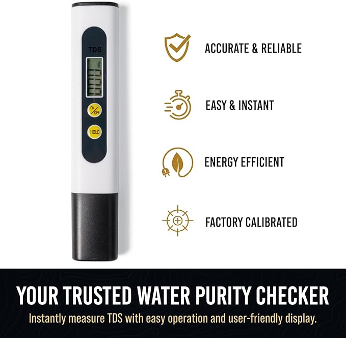 Craft911 Water Tester for Drinking Water- TDS Meter Basic