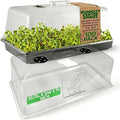 7 Inch Clone Dome - 100 Pack Humidity Vented Domes – Plant Growing Propagation Dome for Seedling, Germination, Soil & Hydroponic Horticulture