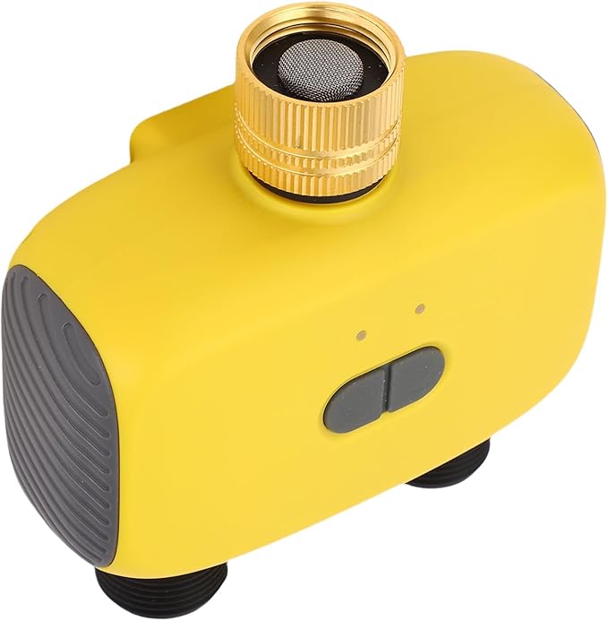 Hilitand WiFi Sprinkler Timer, 2 Zone Smart Hose Timer with App Control BT Connection, Weather Delay 1 7 Days, for Yard Lawn Garden Terrace
