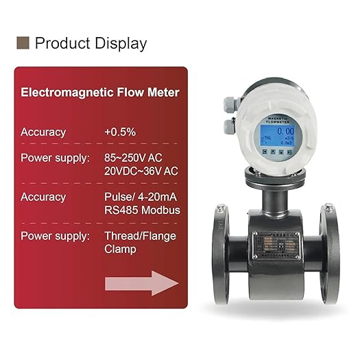 LDG Electromagnetic Flow Meter Magnetic Flowmeter DN10-DN50 Digital Water Liquid Sensor Smart Industrial Wastewater Pipeline(DN25)