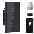 BSEED Smart Dimmer Switch, 2.4GHz WiFi Dimmer Light Switch Works with Alexa and Google Home, Neutral Wire Required Light Switch Dimmer, Single Pole Touch Dimmer Switch for Lamp, Remote Control, Black