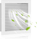 13.9"w X 13.9"h Shed Vent, Hon&Guan Aluminum Alloy Gable Vent, Door Vents For Interior Doors Dryer Vent Covers For Wall House[Outer Dimensions: 16"x 16"h].