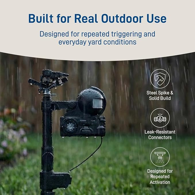 Orbit Yard Enforcer Motion‑Activated Water Sprinkler – Outdoor Lawn & Garden – Motion Sensor Activated Spray – Multi‑Angle Detection – Weather‑Resistant – Model 62100