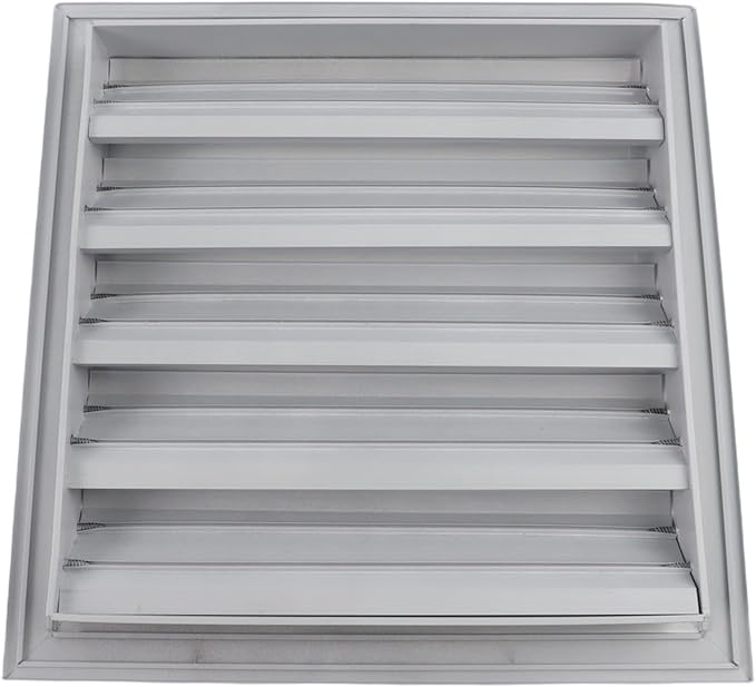 Air Vent Louver Engineered Weatherproof Galvanized Iron Aluminum Alloy Multiple Sizes For Hotels Restaurants Homes Workshops(300 * 300mm)