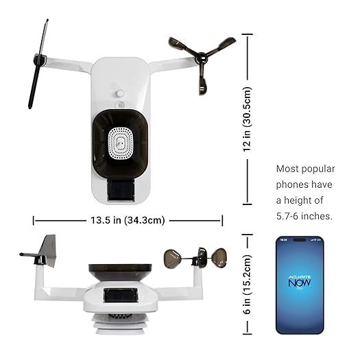 AcuRite Optimus Weather Station with Wi-Fi HD Display, Solar Power Pack, Lightning Detection, Indoor/Outdoor Temperature and Humidity, Wind Speed/Direction, and Rainfall Measurements (01218M)