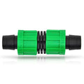 (10-Pack) Drip Irrigation Tubing Coupling - 1/2" Universal Perma Connector Barbed Locking Fitting - Fits All Brands 16-17mm Drip Tape AG Tubing (10, Coupling)