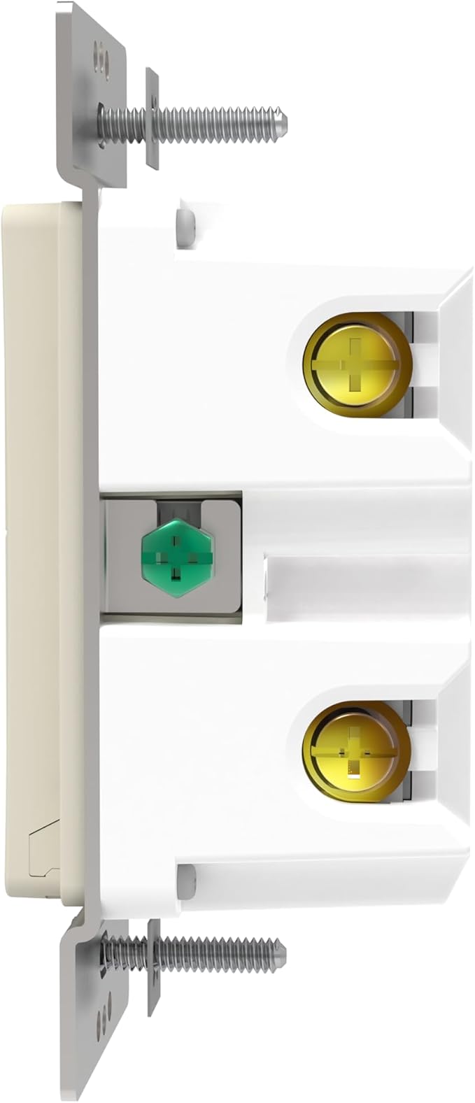 Square D by Schneider Electric X Series 15 Amp WiFi Energy Monitoring Light Switch, Single-Pole/3-way, 600 Watt, Rocker, Matter Certified, Works with Alexa, Google Home, Apple Home, Matte Light Almond