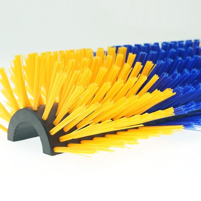 2-Pack Heavy Duty Livestock Scratch Brush, Flexible 90° Bendable Cattle Brush for Grooming, Massage & Cleaning, Durable Animal Scratching Brushes for Cattle,Horse,Pig,Goat,Barn,Stable,Fence Mount