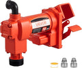 VEVOR Fuel Transfer Pump 110V, 15 GPM 57 L/min, AC Electric Oil Transfer Pump, 8 ft/2.4 m Max Suction Lift, 37 ft/11.28 m Max Lift, Overheat Protection, for Gasoline Diesel Kerosene Biodiesel Ethanol