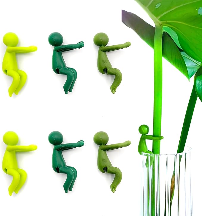 6PCS Plant Propagation Buddy – Cute Plant Supports for Buds, Stems & Cuttings – Indoor Gardening Propagation Station Accessories – Fun & Practical Gift for Plant Lovers, Easter & Holidays