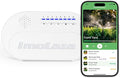 Indoor Smart Sprinkler Controller, Automatic Water Saving Irrigation Controller, 2.4GHz WiFi, Rain Freeze Wind Skip,Easy Install & App Remote Control (4-Zone)