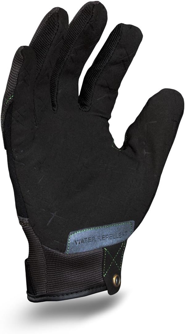 Ironclad EXO Pro Water Resistant; Work Gloves, (1 Pair), EXO2-MWR-05-XL, Black/Grey