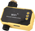 ITEFDTUTNE WiFi Solar Sprinkler Timer, Automatic Watering Valve Controller with Rain Sensor and App Control, for Villas Balconies Rooftop Gardens