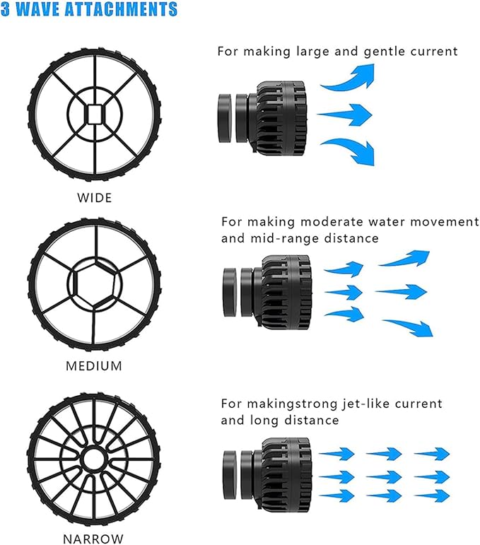 Mini Aquarium Pump Wave maker For Aquarium USB Power Connector 530GPH (2000L/H) Circulation Water Pump 5W DC 5V With Magnetic DC Powerhead For Tanks Up to 14 Inches And 5 10 20 Gallons Fish Tank
