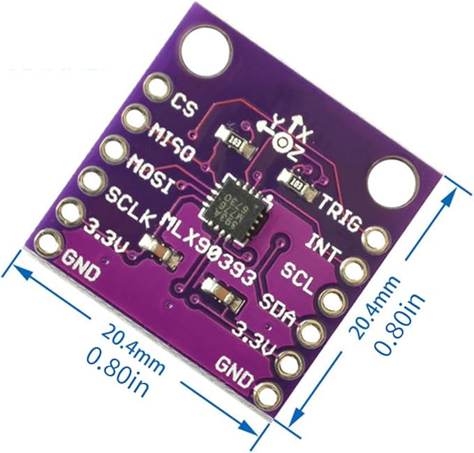 IoT low power hole sensor with precision hall sensor module temperature compensation and stable output for home appliances