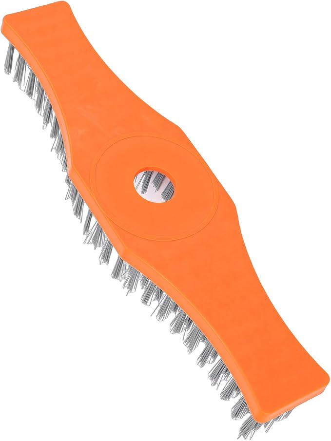 Generic Heavy Duty Deck Brush, Scrubber with Composite Nylon & Anti Stick Technology, Ideal for Grass Clippings, Leaves & Debris on Patio, Driveway, Tile & Concrete