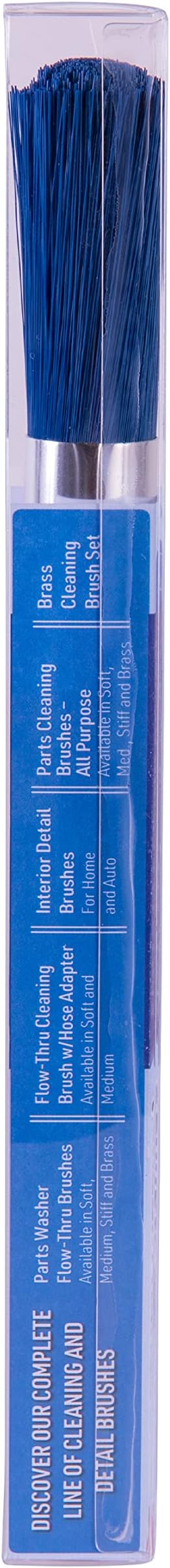 Ohio Brush Works, Parts Cleaning Brush, Handmade in The USA, Home and Auto Use, Solid Ergonomic Wood Handle (Soft Bristle)
