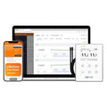 Elitech Wireless Digital Data Logger Remote Real-Time Temperature Monitor Cloud Data Storage SMS/Email/APP/Web Alarm, WiFi Dual External Temp Probe, RCW-800W-TDE(-40~176℉) with Free Cloud Service
