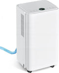 OLIXIS 30Pints Dehumidifier with Drain Hose, Most Efficient Energy Star, 2,000 Sq.Ft Dehumidifier for Basement, 2L Tank 38dB, Smart Humidity Ring, Ideal Humidity Remover for Home, Bedroom & Bathroom
