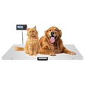 Postal Digital Livestock Scale, 1102lbs 201 Stainless Steel Digital Pet Scale Platform Heavy Duty Livestock Scale Kit for Pet Cat Dog Cattle(40.9" L x 20.5" W)