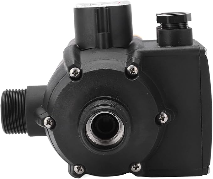 Water Pump Pressure Control Switch Adjustable Electronic Controller Automatic Start Stop for Self Priming Jet Garden Pumps ABS Material IP65 Protection